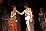 „Mayerling”, Jaeeun Jung (Księżniczka Luiza) i Vladimir Yaroshenko (Arcyksiążę Rudolf), fot. Ewa Krasucka