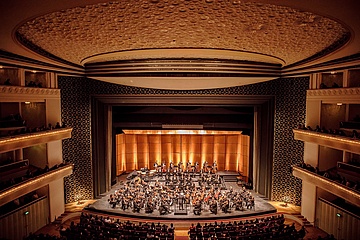 London Symphony Orchestra podczas koncertu w Teatrze Wielkim - Operze Narodowej, fot. Krzysztof Bieliński