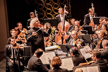 London Symphony Orchestra podczas koncertu w Teatrze Wielkim - Operze Narodowej, fot. Krzysztof Bieliński