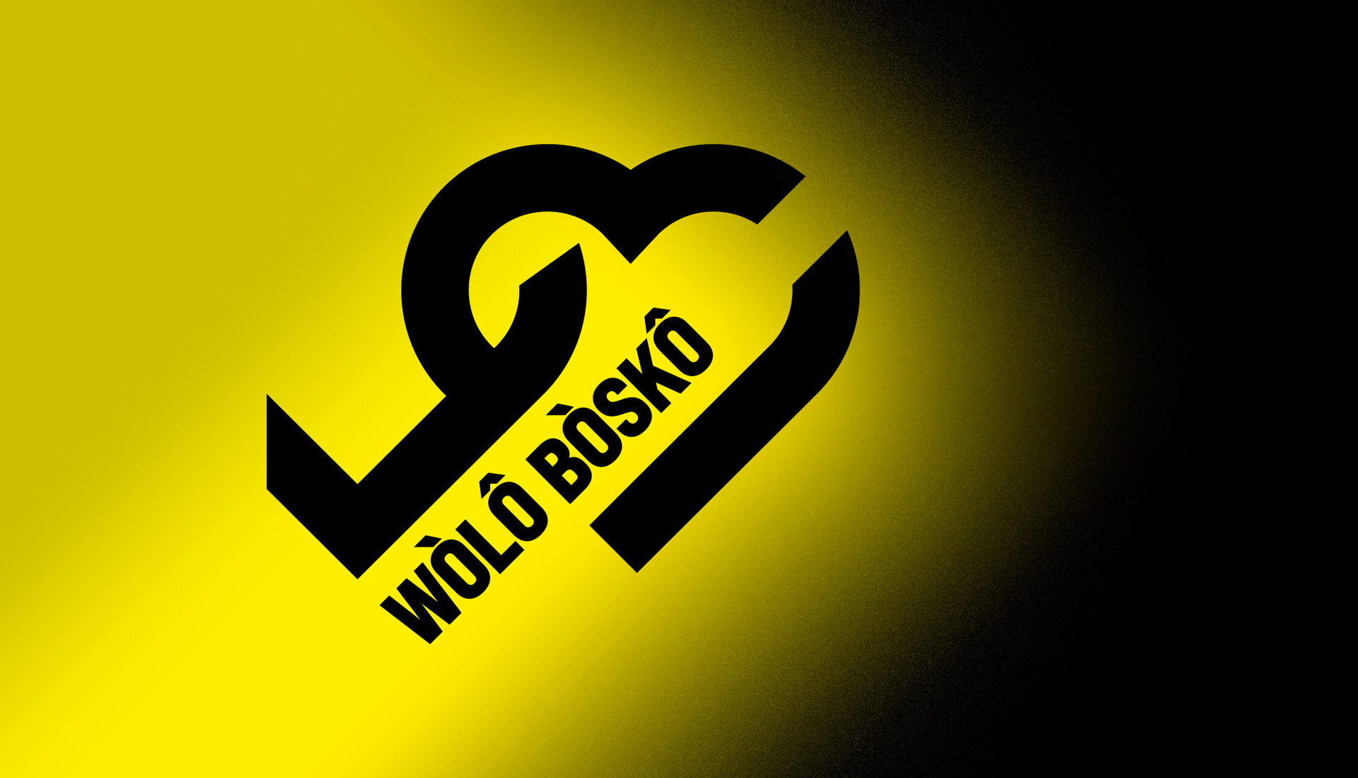 A yellow graphic with two heart 